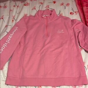 Vineyard Vines Pink Quarter Zip
